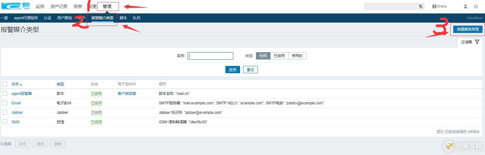 zabbix4.0配置郵件報(bào)警詳細(xì)過程（帶圖）