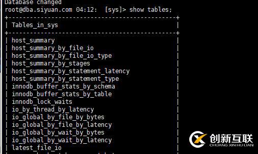 mysql 8.0 四個默認數據庫