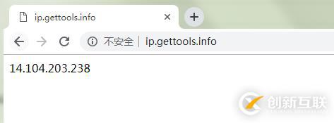 查看本地出口IP