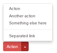 bootstrap組件之按鈕式下拉菜單的實現(xiàn)方法
