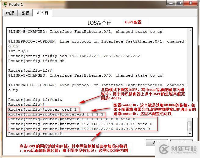 動態(tài)路由OSPF配置方法