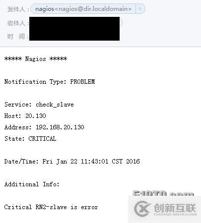 nagios監(jiān)控mysql主從，并且郵件告警！