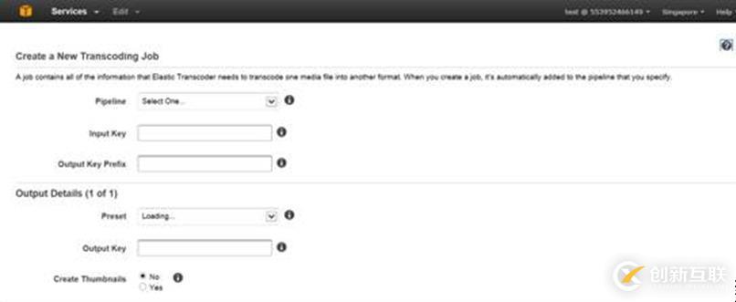 亞馬遜AWS之Transcoder