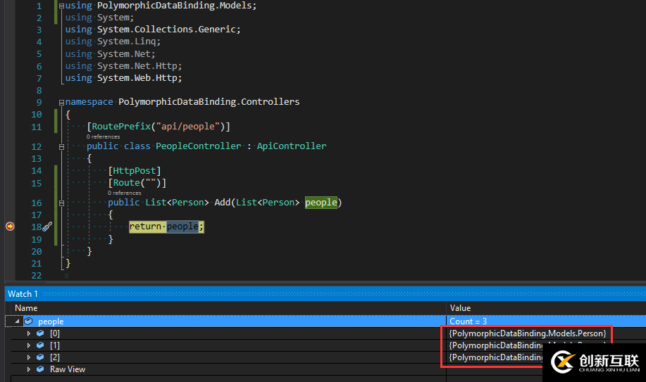 .NET Core WebApi中實(shí)現(xiàn)多態(tài)數(shù)據(jù)綁定的方法