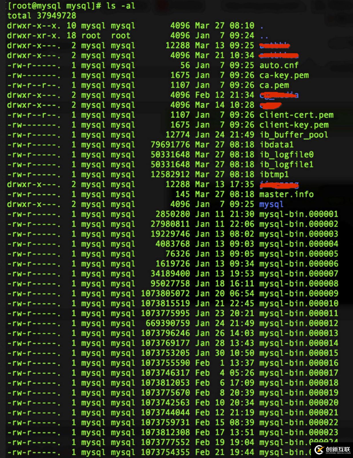 mysql磁盤空間不足的查排