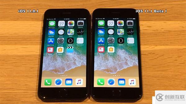 iOS 11.1Beta與11.0.1比速度 提高不明顯