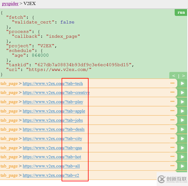 Pyspider框架中Python如何爬取V2EX網(wǎng)站帖子