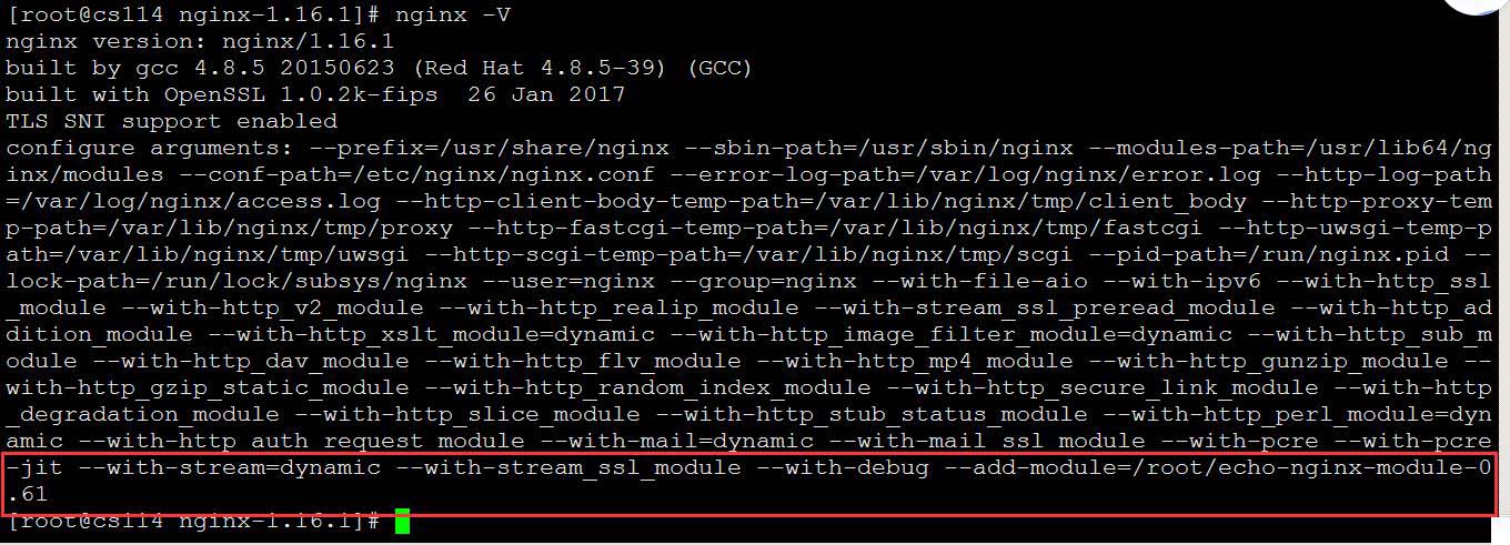 nginx 編譯新增加模塊