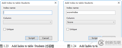 XamarinSQLite如何添加索引