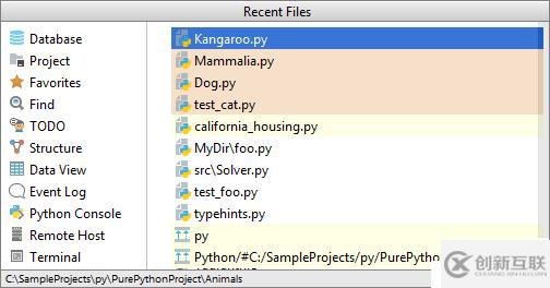 PyCharm入門教程——在編輯器中打開和重新打開文件