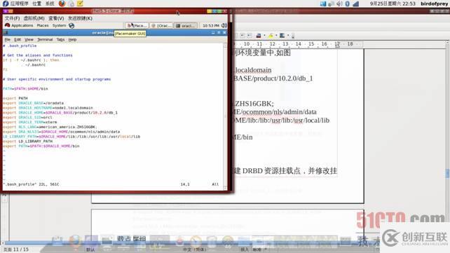 RHEL 5.5+DRBD+heartbeat+Oracle10R2雙機(jī)安裝的示例分析