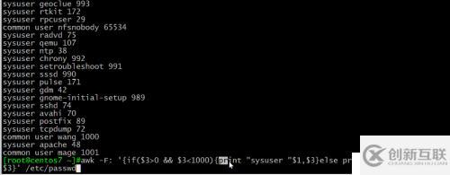 awk詳解及舉例