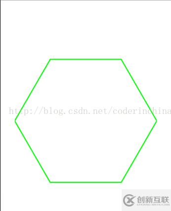 如何在android中使用Path繪制一個(gè)多邊形