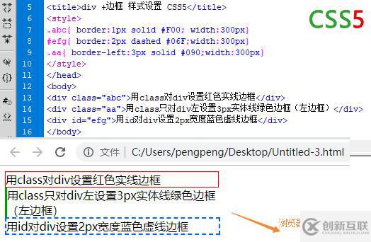如何進行html div邊框樣式設(shè)置