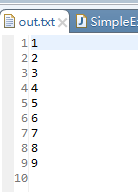 Java簡單從文件讀取和輸出的實(shí)例