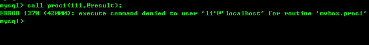 MySQL過(guò)程報(bào) Parameter number N is not an OUT parameter錯(cuò)誤