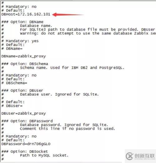 zabbix proxy配置文件不能把DBhost設(shè)置成遠(yuǎn)程數(shù)據(jù)庫？