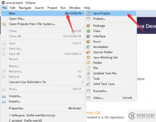 eclipse創(chuàng)建java項目的方法