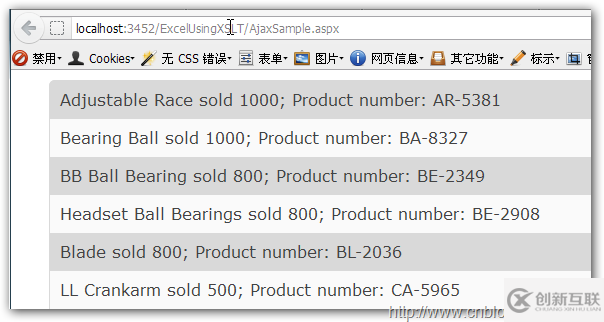 Ajax與JSON的示例分析