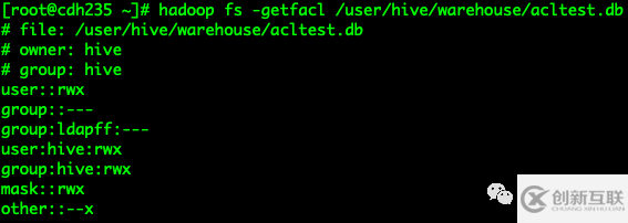 hadoop中用戶有CREATE權(quán)限建表后無HDFS文件的ACL訪問權(quán)限異常分析