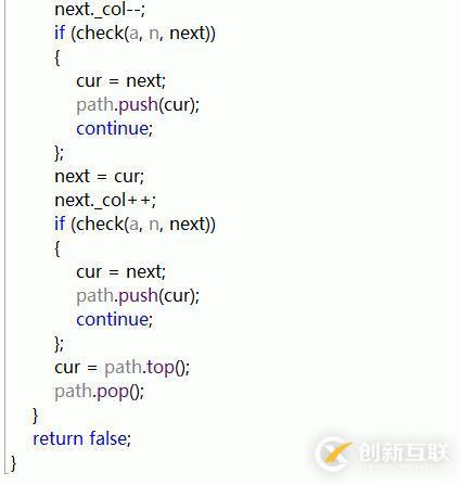 C++使用回溯算法解決簡(jiǎn)單迷宮問(wèn)題