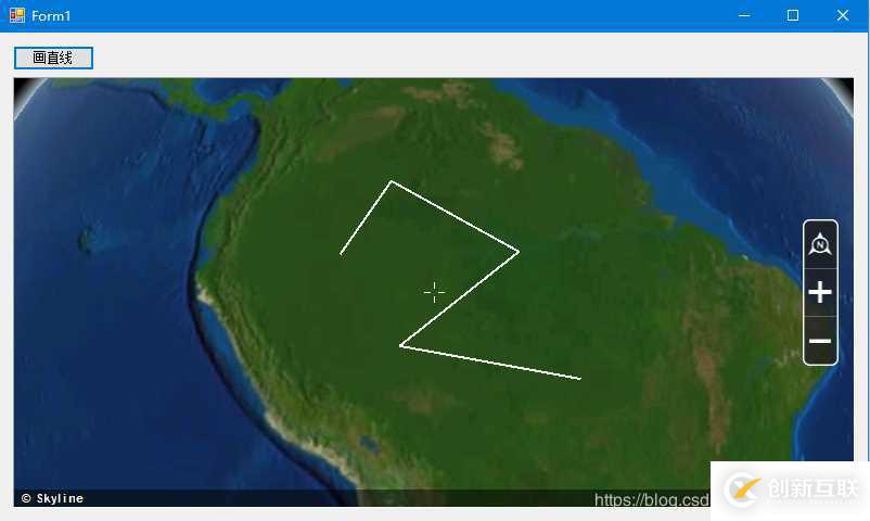 C# Winfrom實(shí)現(xiàn)Skyline畫直線功能的示例代碼