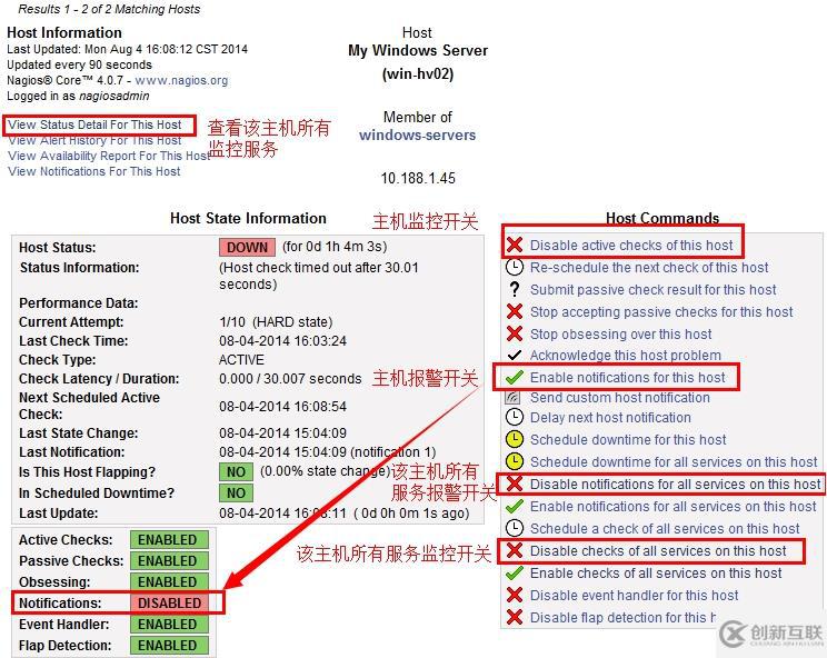 Cacti+Nagios(七)：Nagios監(jiān)控windows（基于check_nt）