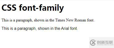 如何在css中可以通過“font-family”屬性來設(shè)置字體