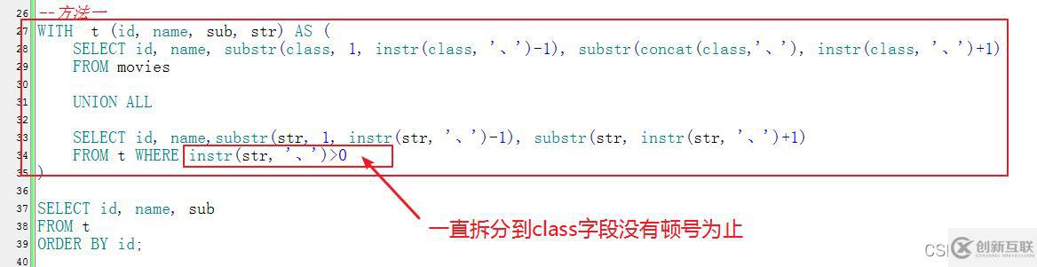 SQL字符串的合并與拆分實例代碼分析