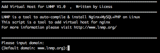 LNMP添加、刪除虛擬主機(jī)及偽靜態(tài)使用教程